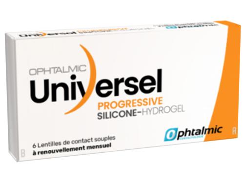 UNIVERSEL SILICONE PROGRESSIVE 6 Lentilles mensuelles