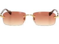 GUCCI GG1221S 004 56 Lunette de Soleil Homme GUCCI LOGO