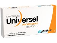 UNIVERSEL HYDROGEL PROGRESSIVE 6 Lentilles mensuelles